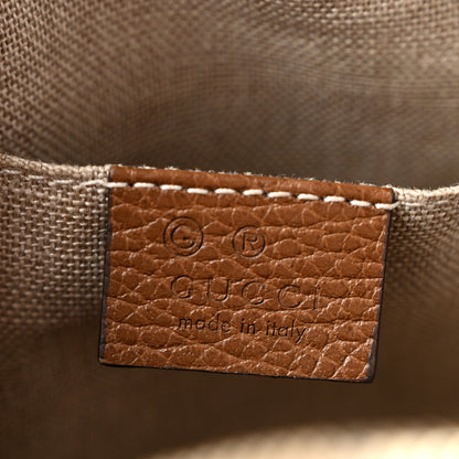 Gucci Monogram Mini Bree Messenger Bag Beige Tabacco 6 of 14