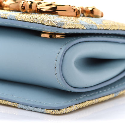Dolce & Gabbana Brocade Micro DG Girls Shoulder Bag Light Blue 8 of 9