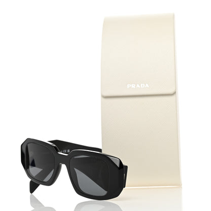 Prada Acetate Symbole Sunglasses SPR 17W Black 8 of 8