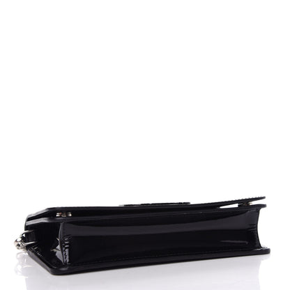 Miu Miu Vernice Crystal Logo Crossbody Black 4 of 11