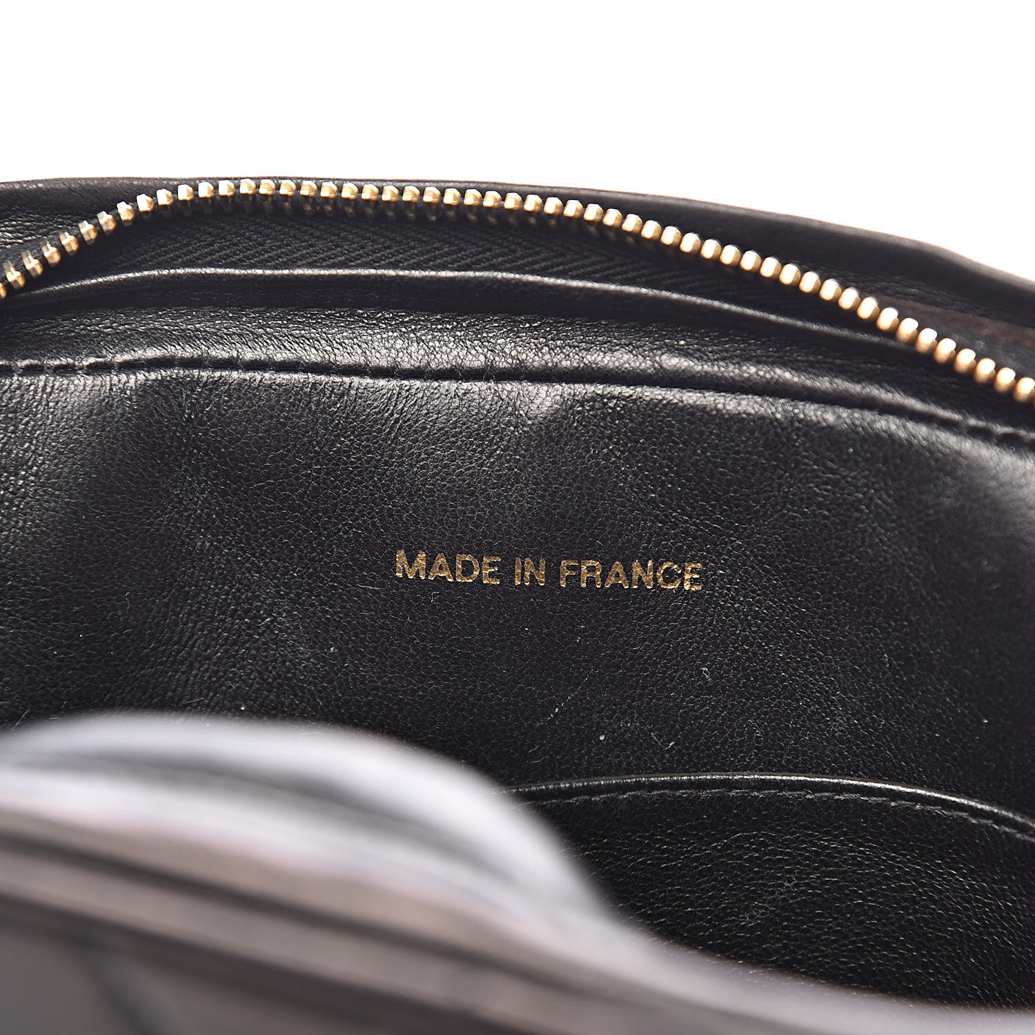 Chanel Lambskin Quilted Camera Case Black 7 of 11