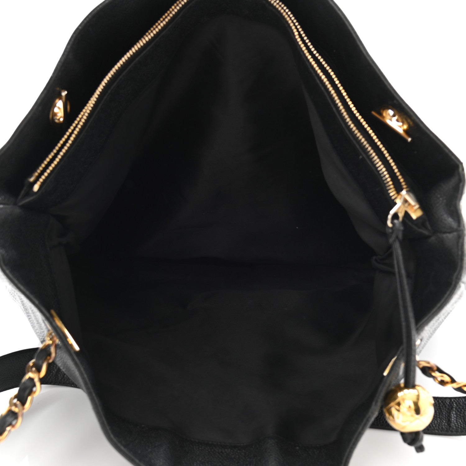 Chanel Caviar CC Shoulder Bag Black 7 of 16