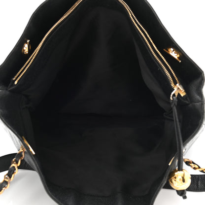 Chanel Caviar CC Shoulder Bag Black 7 of 16