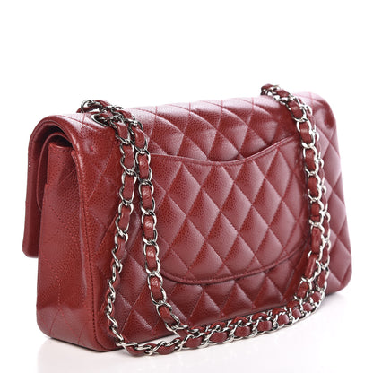 Chanel Caviar Quilted Medium Double Flap Red 4 of 10