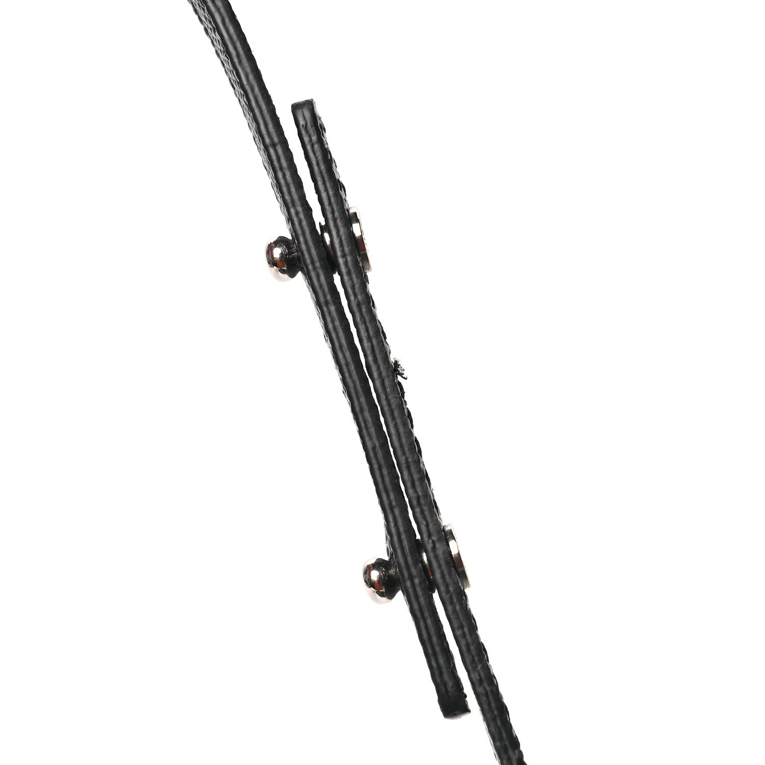 Saint Laurent Grain De Poudre Matelasse Chevron Monogram Chain Wallet Black 14 of 15