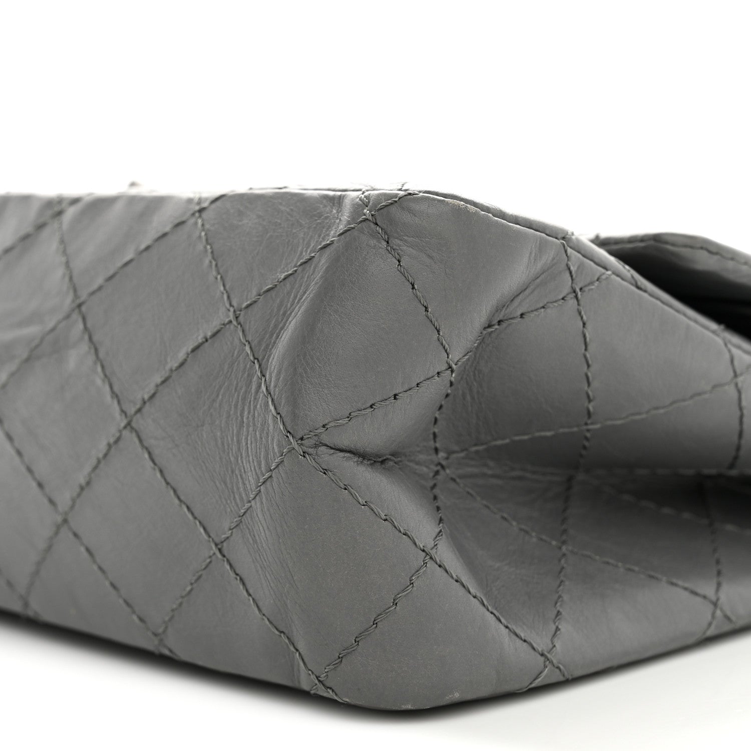 Chanel Aged Calfskin Quilted 2.55 Reissue 226 Flap Grey 10 of 11