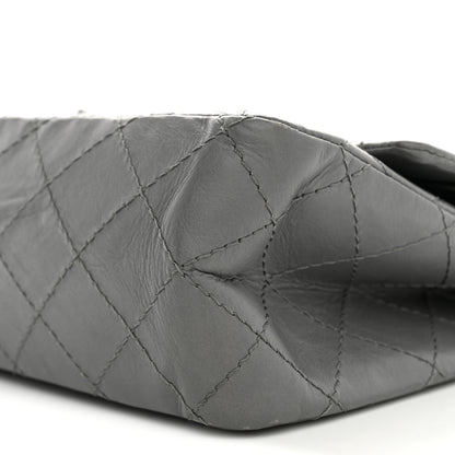 Chanel Aged Calfskin Quilted 2.55 Reissue 226 Flap Grey 10 of 11