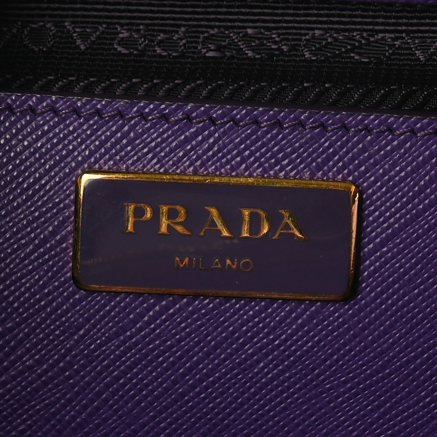 Prada Saffiano Medium Galleria Double Zip Tote Viola 6 of 9