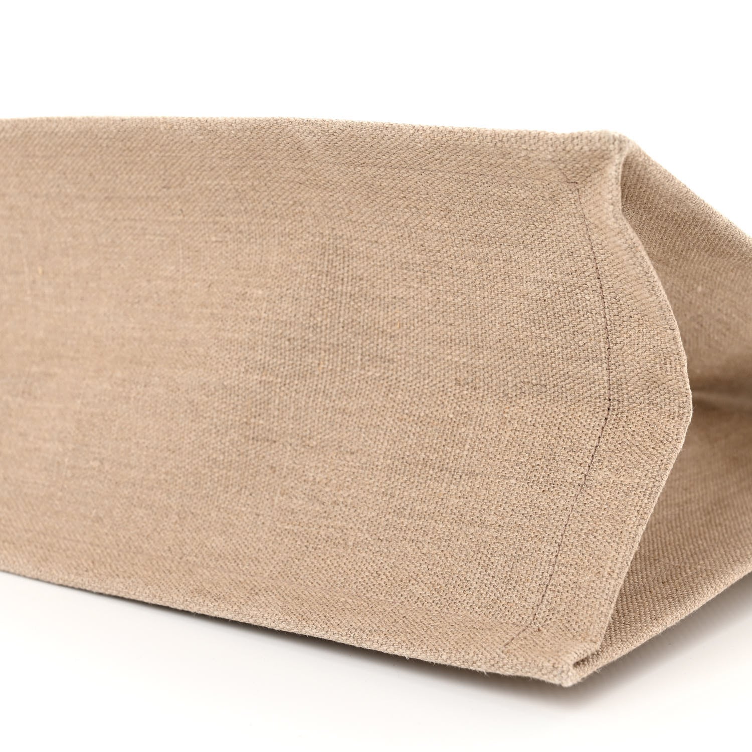 Saint Laurent Linen Calfskin Rive Gauche Tote Beige Sea Salt 9 of 9
