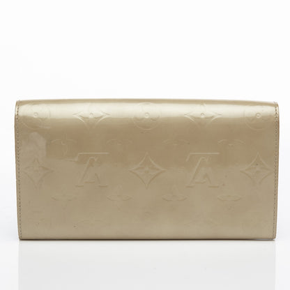 Louis Vuitton Vernis Sarah Wallet Beige 10 of 14