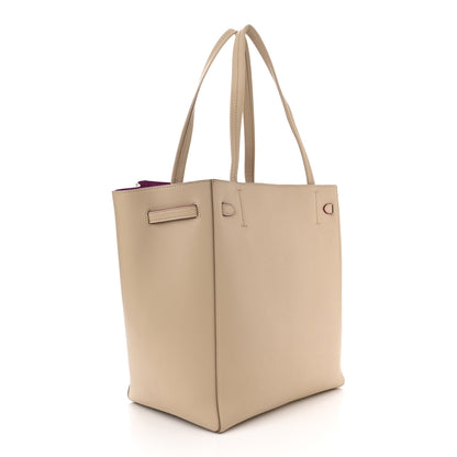 Celine Smooth Calfskin Small Tassel Cabas Phantom Dune Magenta 3 of 10