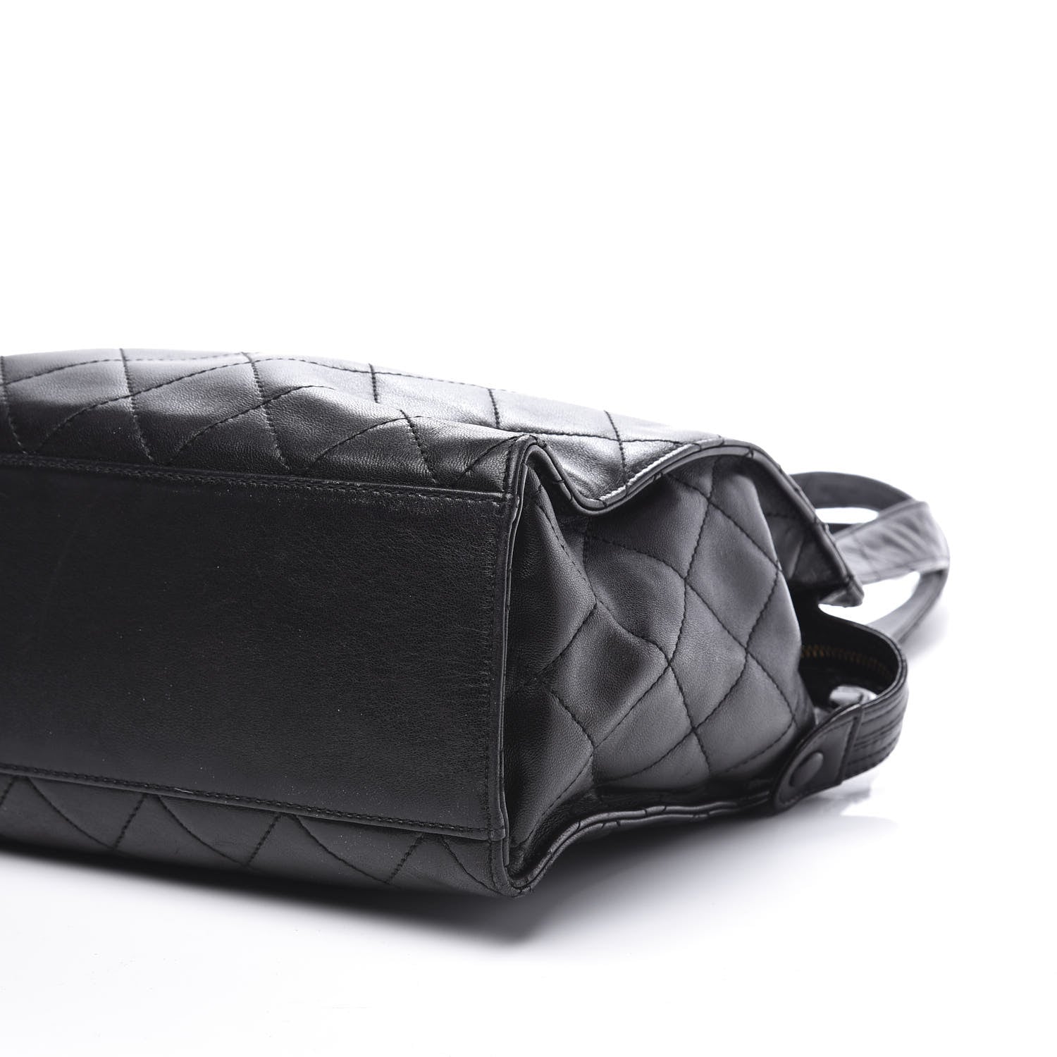Chanel Lambskin Quilted CC Shoulder Bag Black 6 of 11