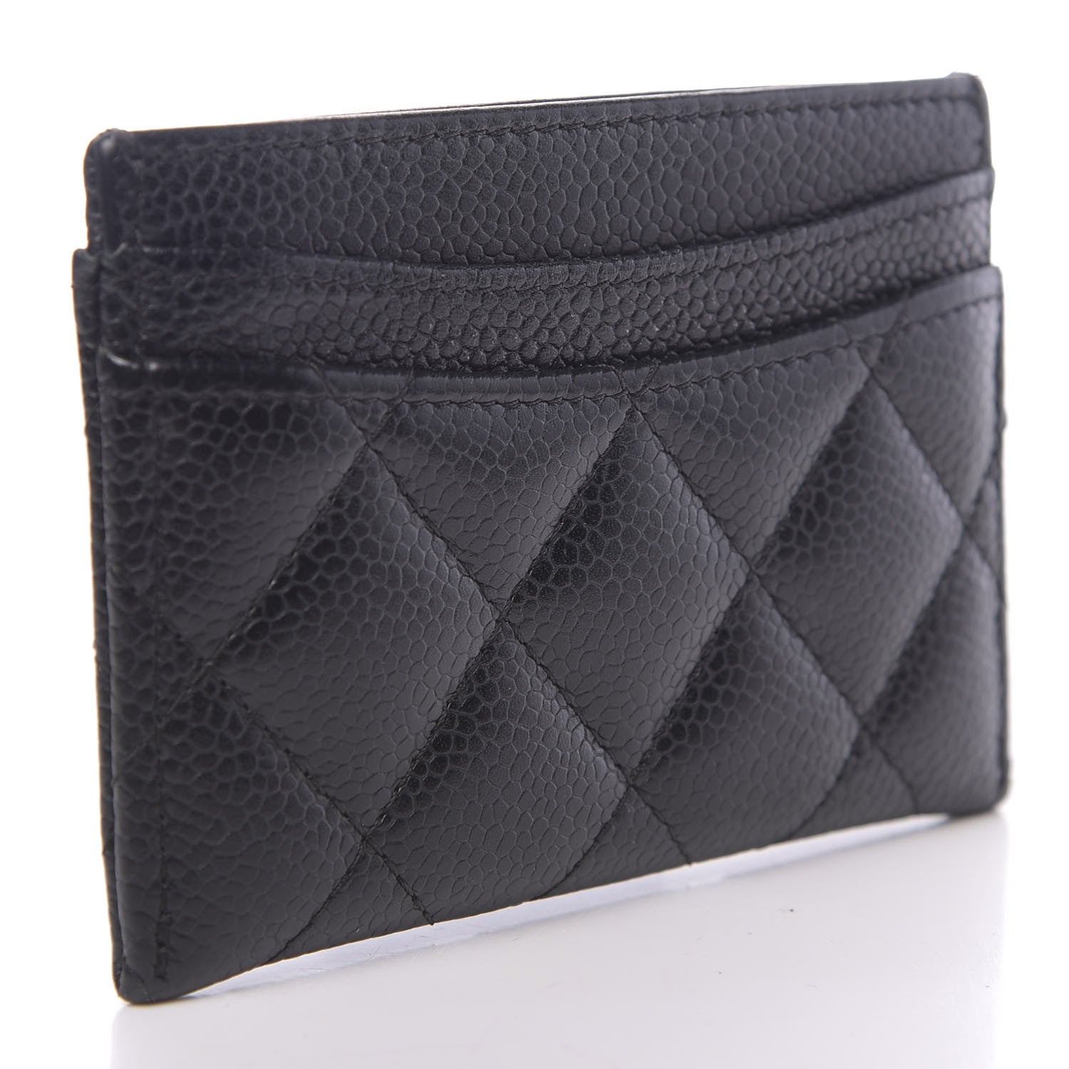 Chanel Caviar Quilted Card Holder Black 3 of 9