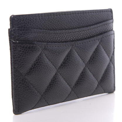 Chanel Caviar Quilted Card Holder Black 3 of 9