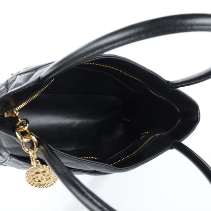 Chanel Caviar Quilted Medallion Tote Black 7 of 7