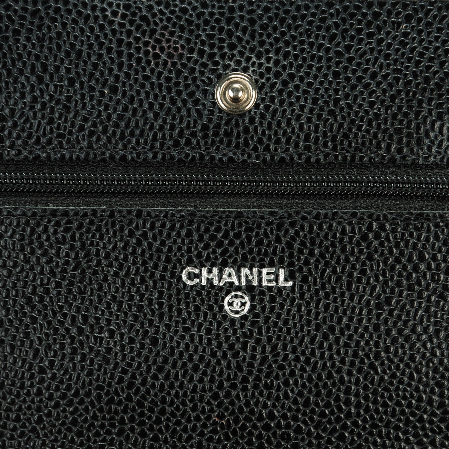 Chanel Caviar Quilted Wallet On Chain WOC Black 6 of 7