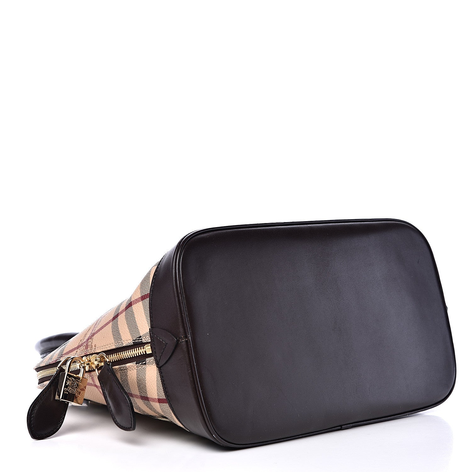 Burberry Haymarket Check Tote Chocolate 3 of 14