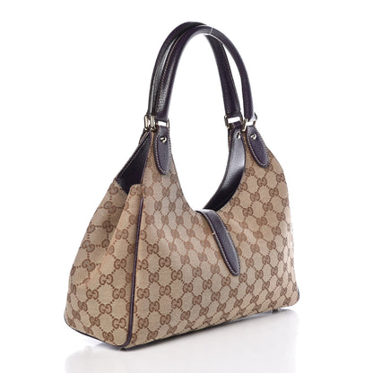 Gucci Monogram Calfskin Bardot Tote Purple 3 of 9