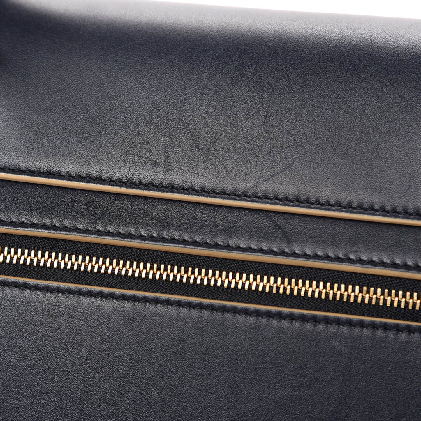 Palmelato Calfskin Mini Belt Bag Navy