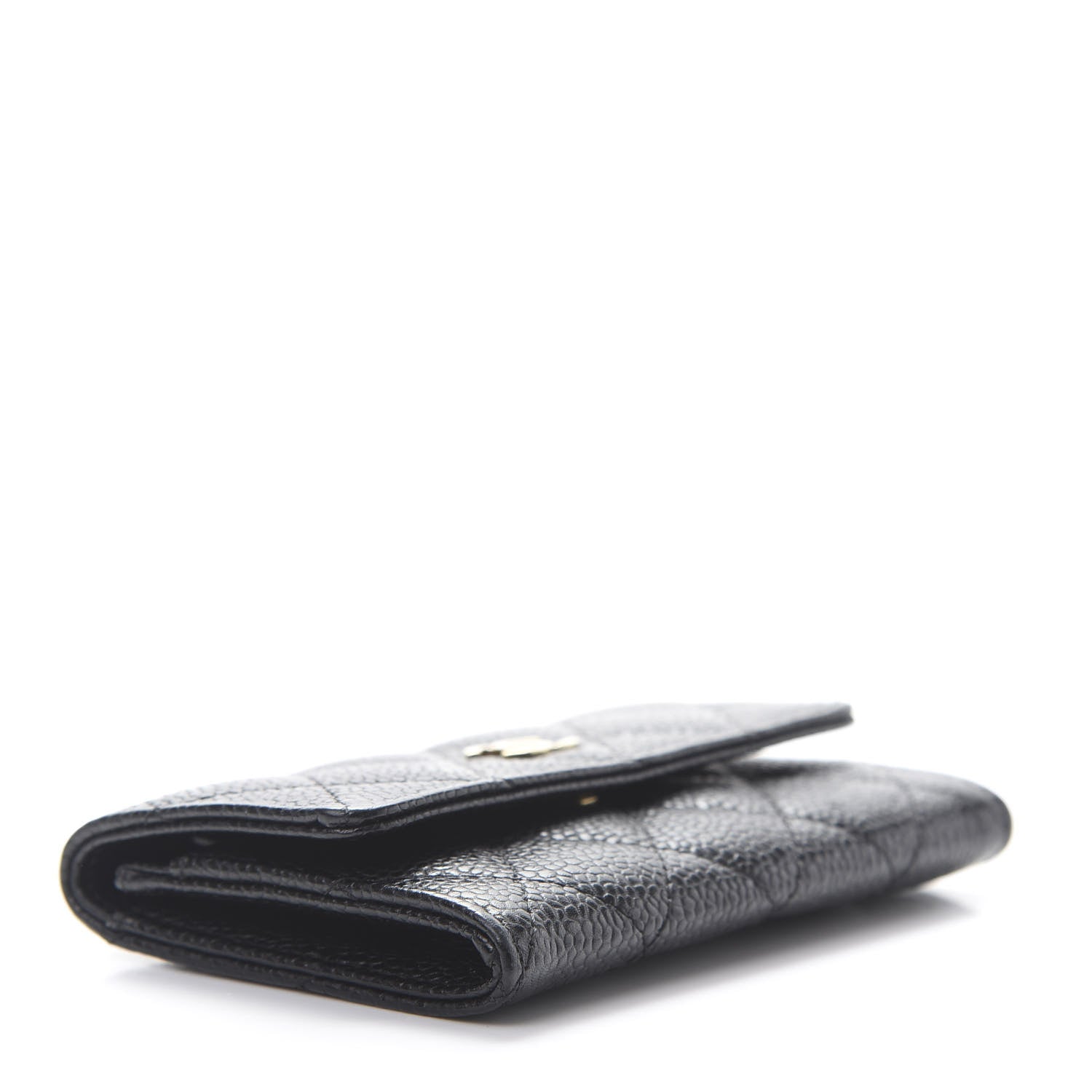 Chanel Caviar Quilted Flap Card Holder Black 4 of 9