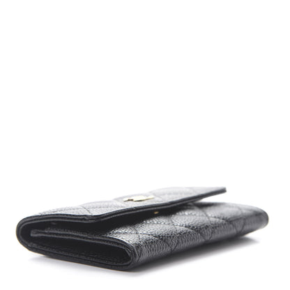 Chanel Caviar Quilted Flap Card Holder Black 4 of 9