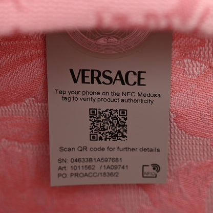Versace Jacquard Barocco Print Medium Athena Tote Pink 7 of 10