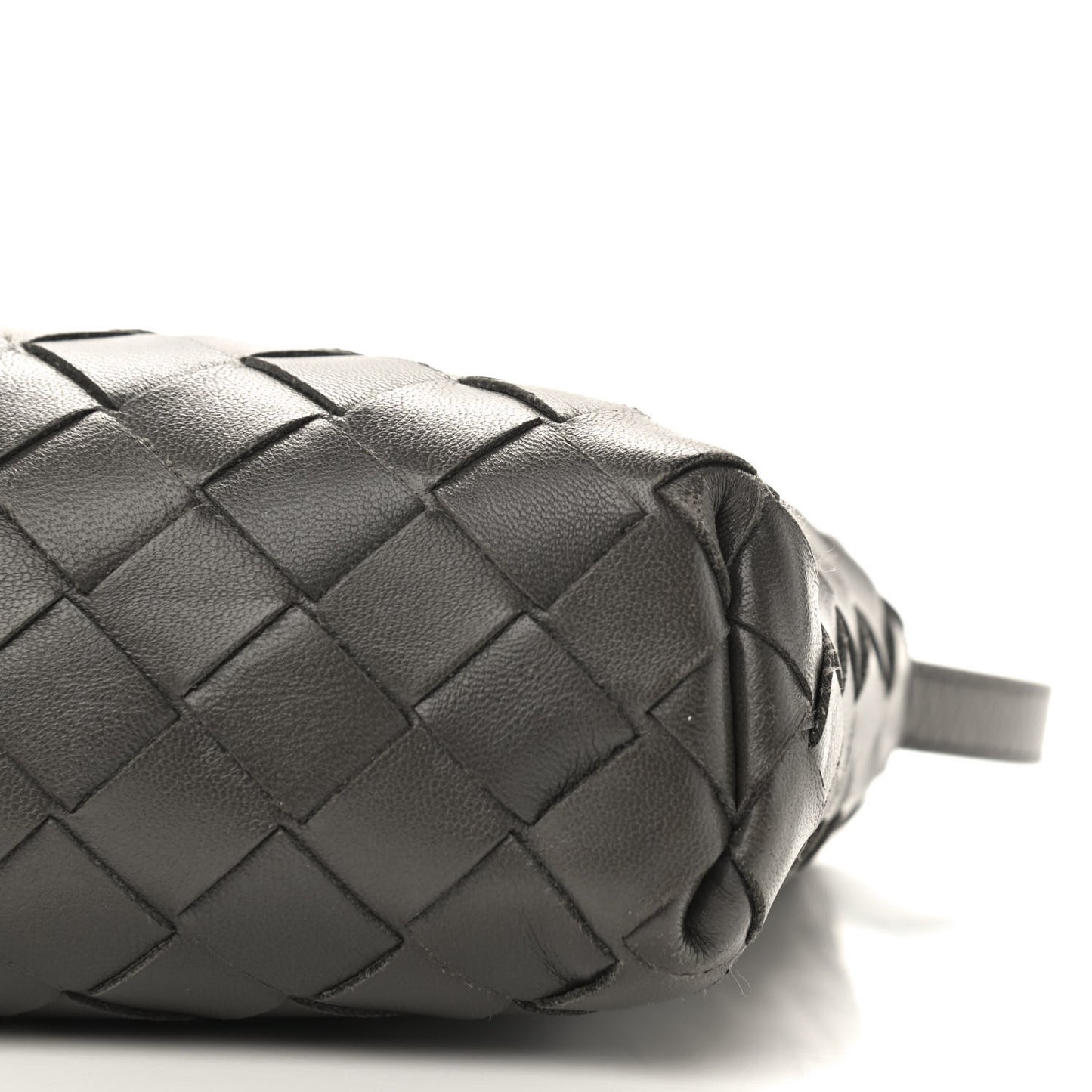 Nappa Intrecciato Crossbody Light Graphite