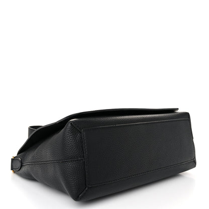 Burberry Signature Grain Medium Burleigh Crossbody Bag Black 4 of 11