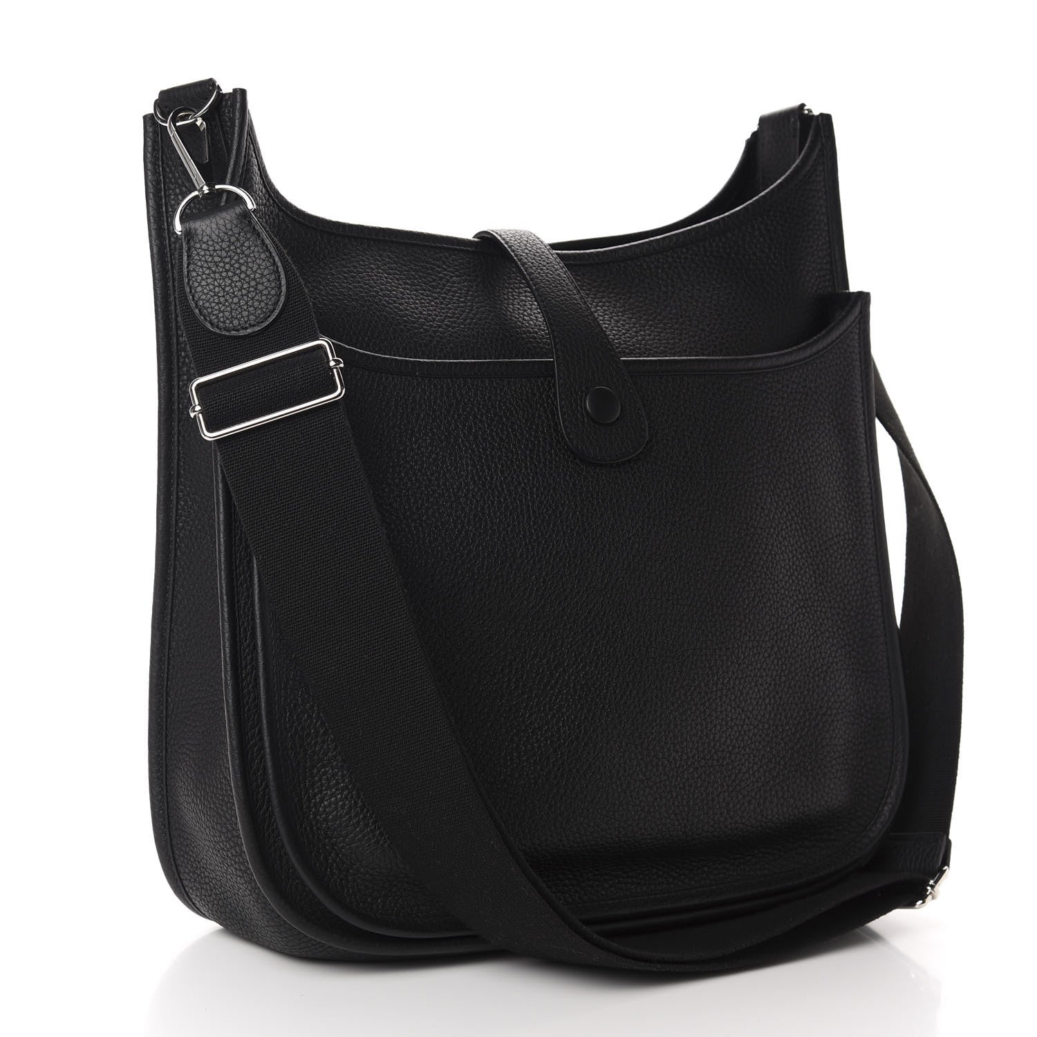 Hermes Taurillon Clemence Evelyne III GM Black 3 of 10