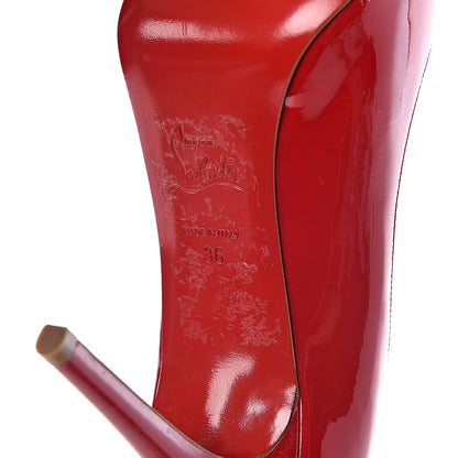 Christian Louboutin Patent Fifi 100 Pumps 36 Red 10 of 10