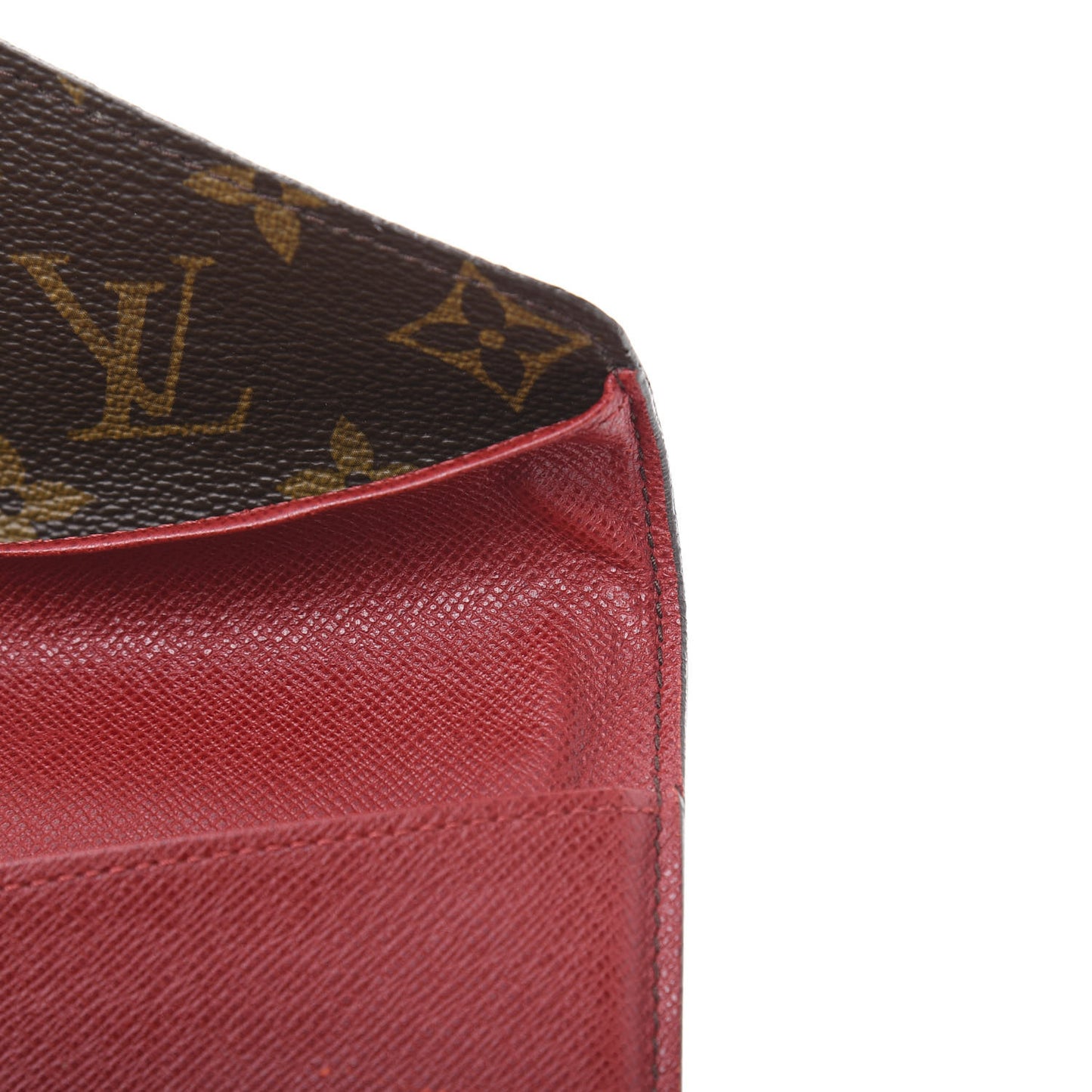 Monogram Josephine Wallet Red