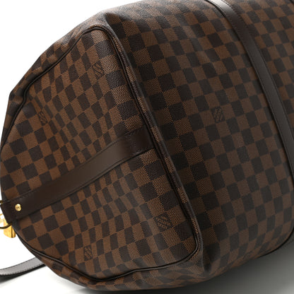 Louis Vuitton Damier Ebene Keepall Bandouliere 55 8 of 9