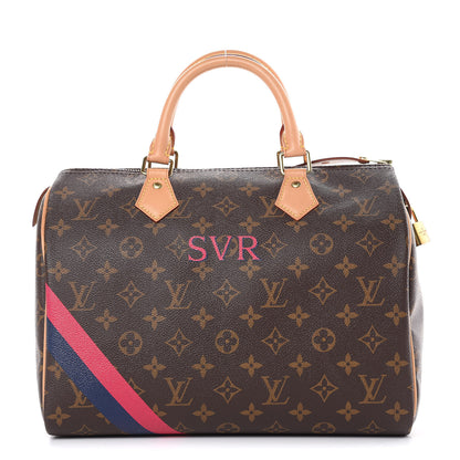 Louis Vuitton Monogram My LV Heritage Speedy 30 Fuchsia Violet 1 of 12