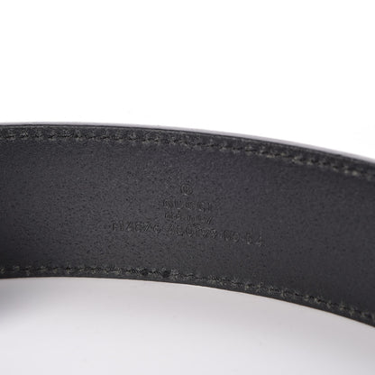 Gucci Calfskin Interlocking G 40mm Belt 85 34 Black 5 of 5