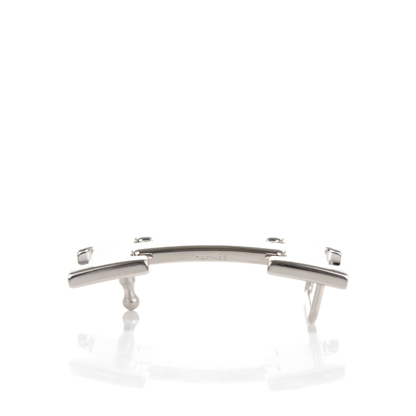 Brushed Palladium 32mm H Belt Buckle