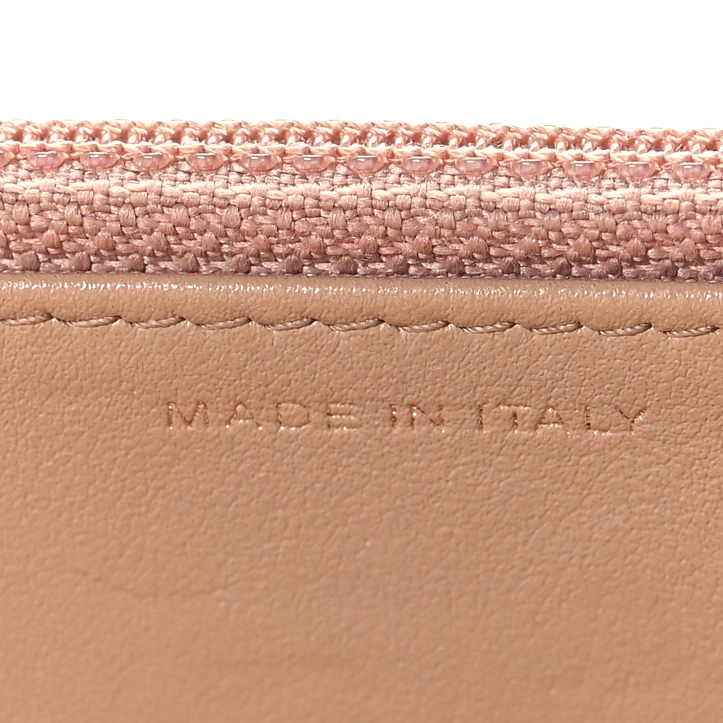 Caviar Quilted Boy Wallet On Chain WOC Dark Beige