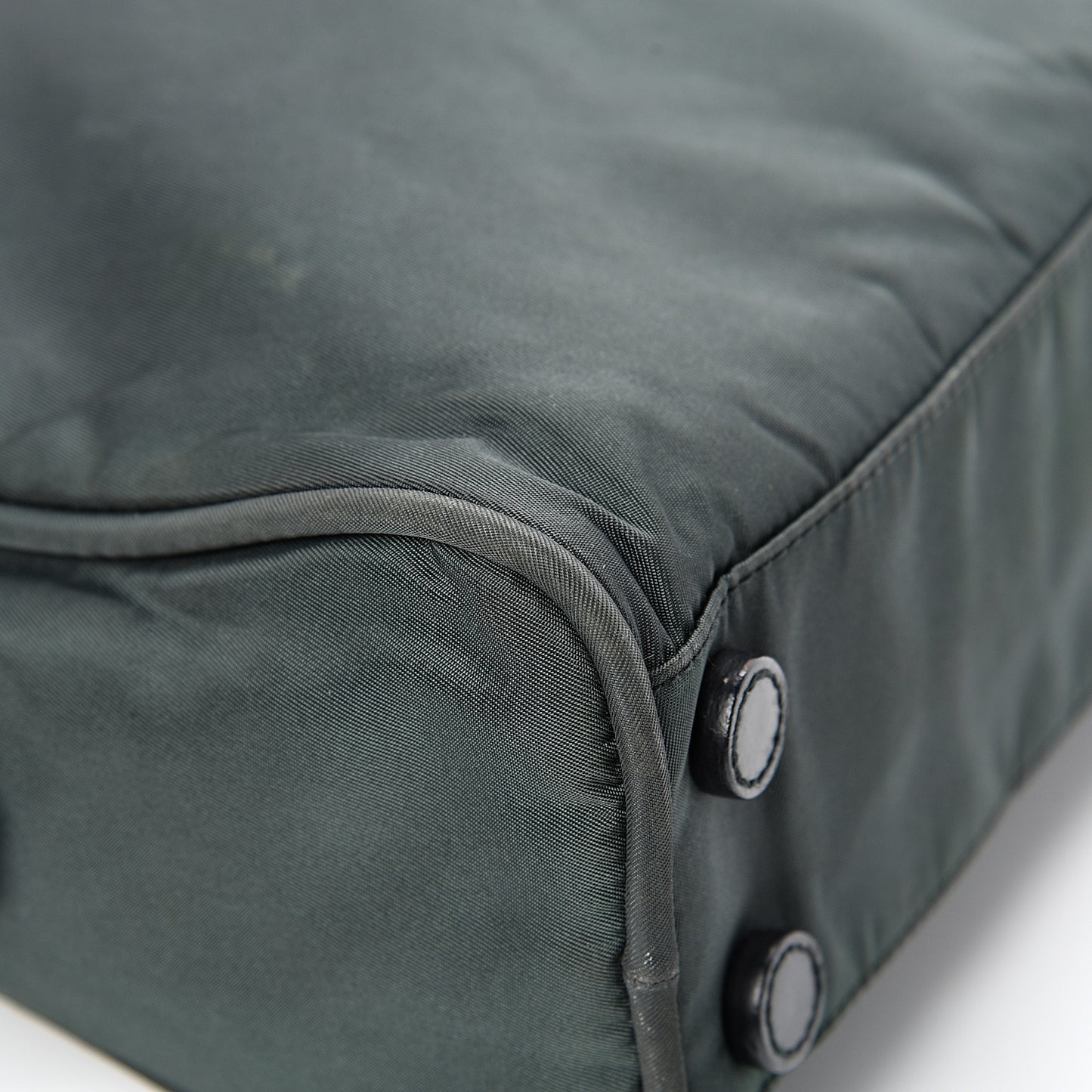 Tessuto Nylon Top Handle Bag Black
