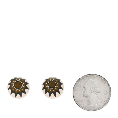 Christian Dior Printed Mise En Dior Tribal Earrings Matte Light Beige Multicolor 2 of 5