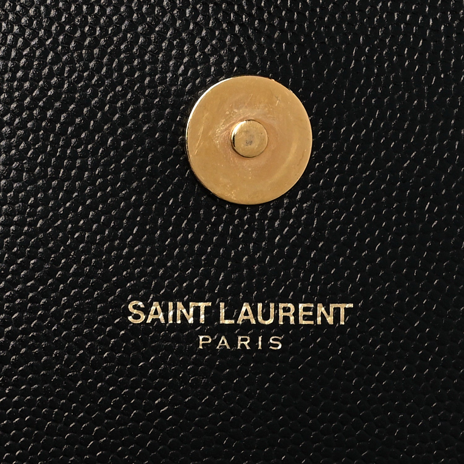 Saint Laurent Grain De Poudre Classic Monogram Kate Clutch Black 6 of 9