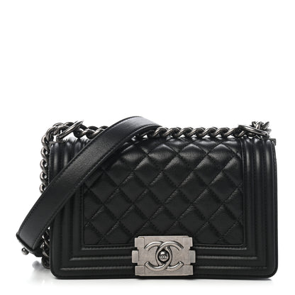 Chanel Calfskin Quilted Small Boy Flap Black 1 of 10