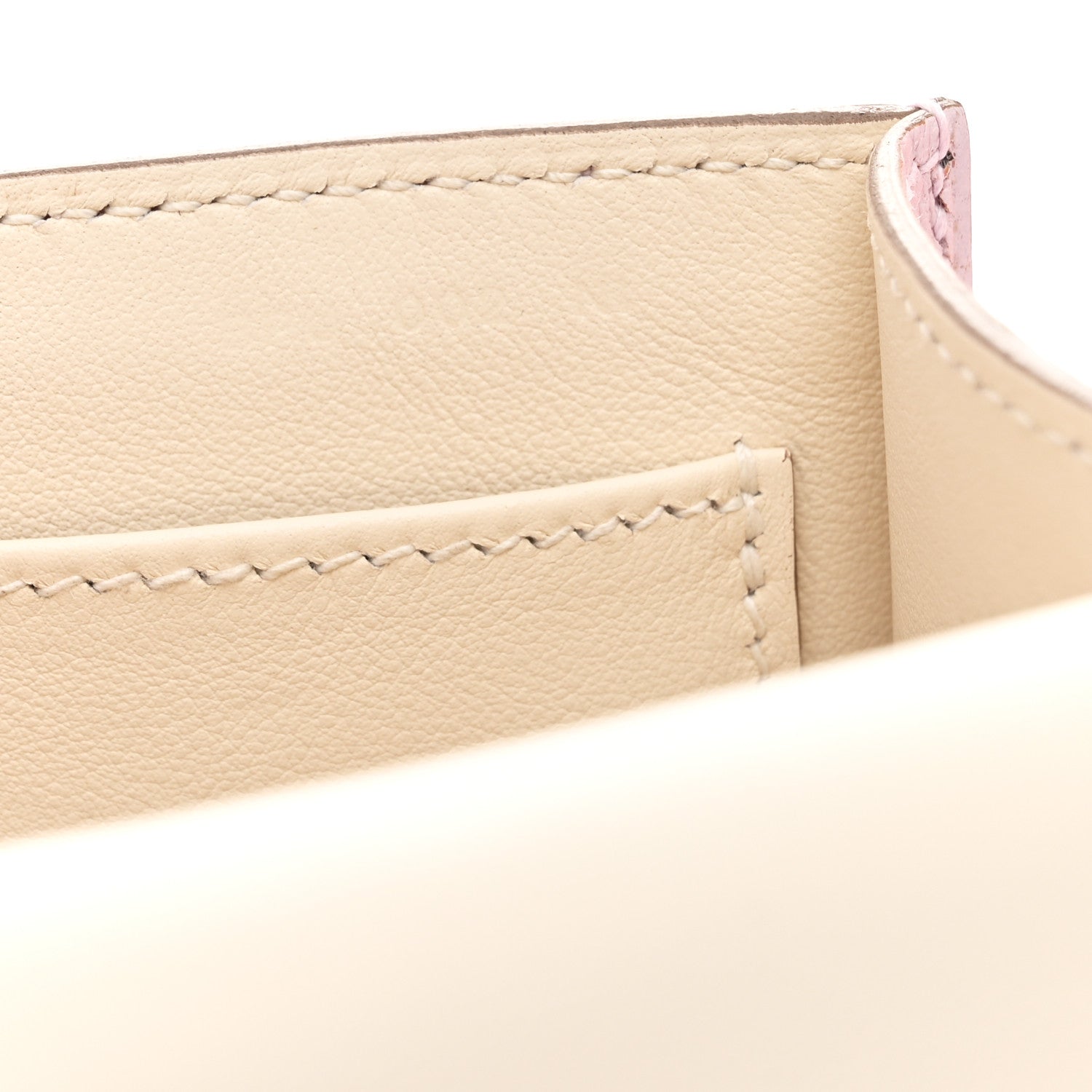 Hermes Chevre Mysore Bicolor Geta Mauve Pale Rouge Sellier 7 of 11