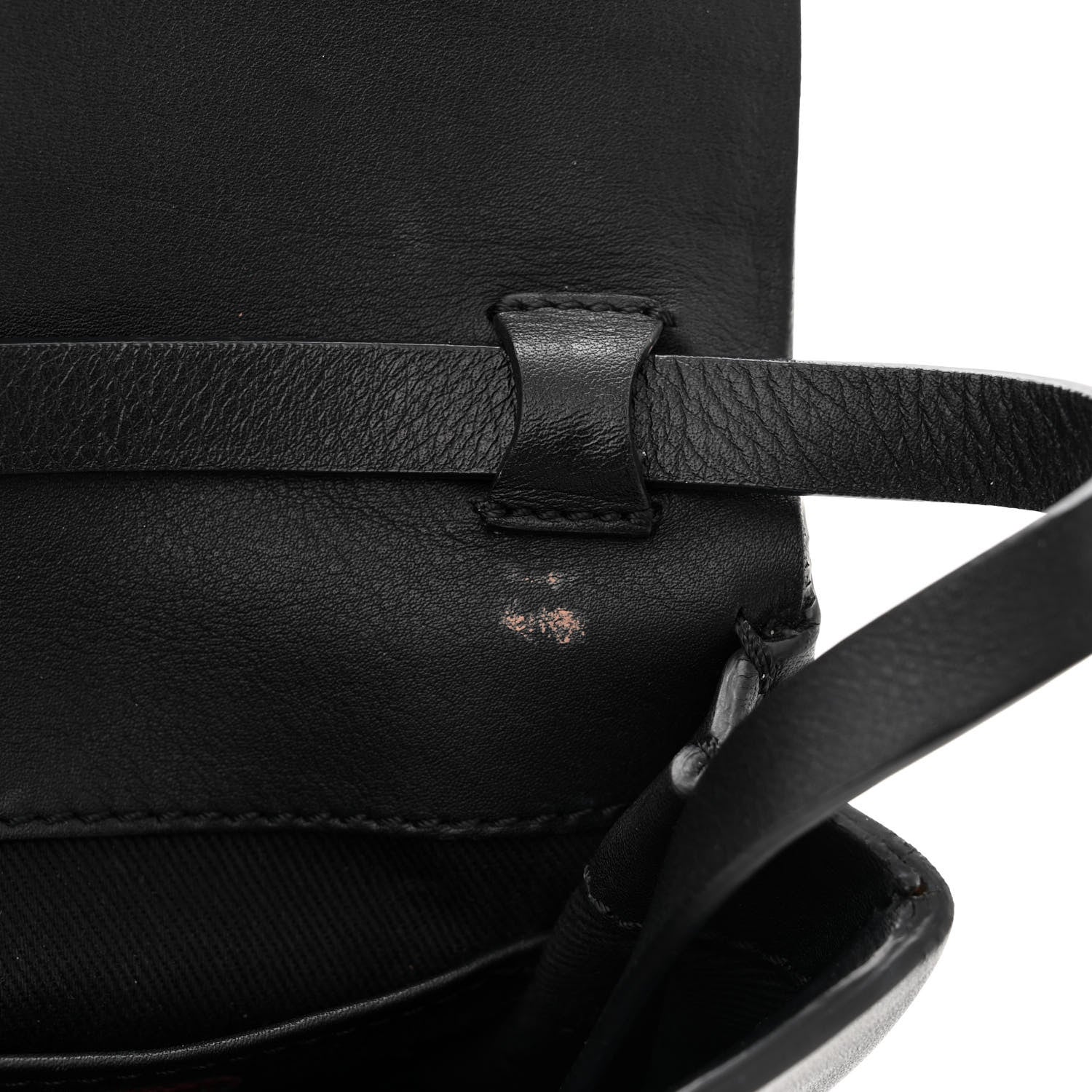 Valentino Garavani Pebbled Calfskin Medium Rockstud Flip Lock Crossbody Bag Black 11 of 11