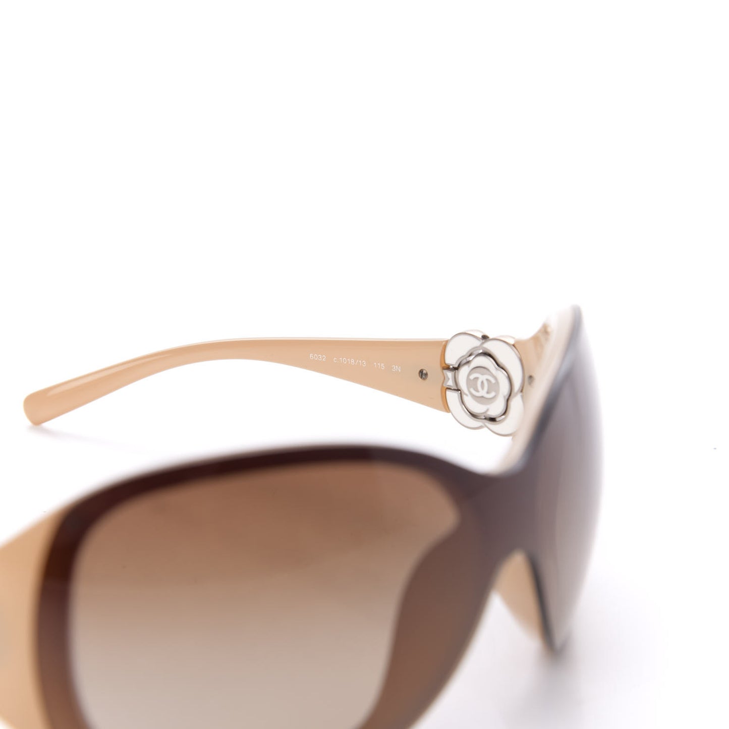 Camellia CC Sunglasses 6032 Beige
