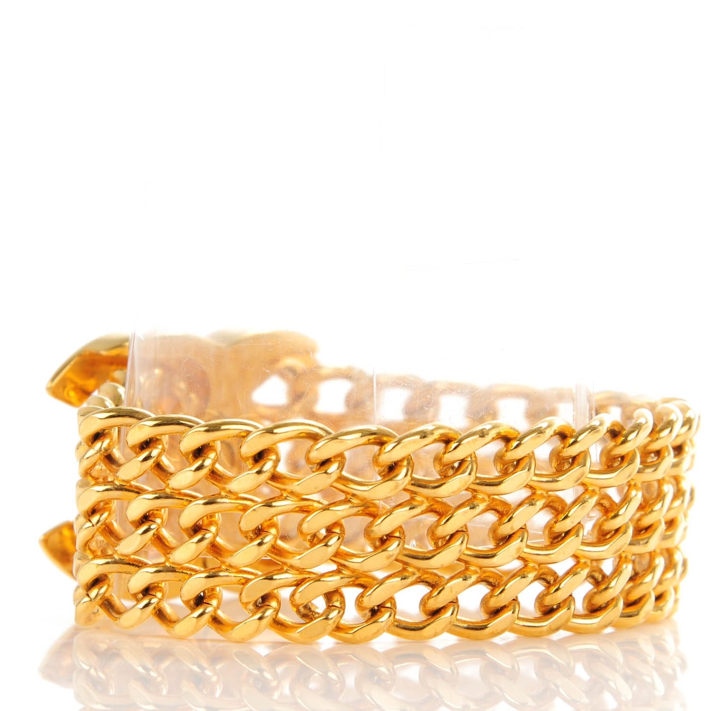 CC Turnlock Chain Bracelet Gold