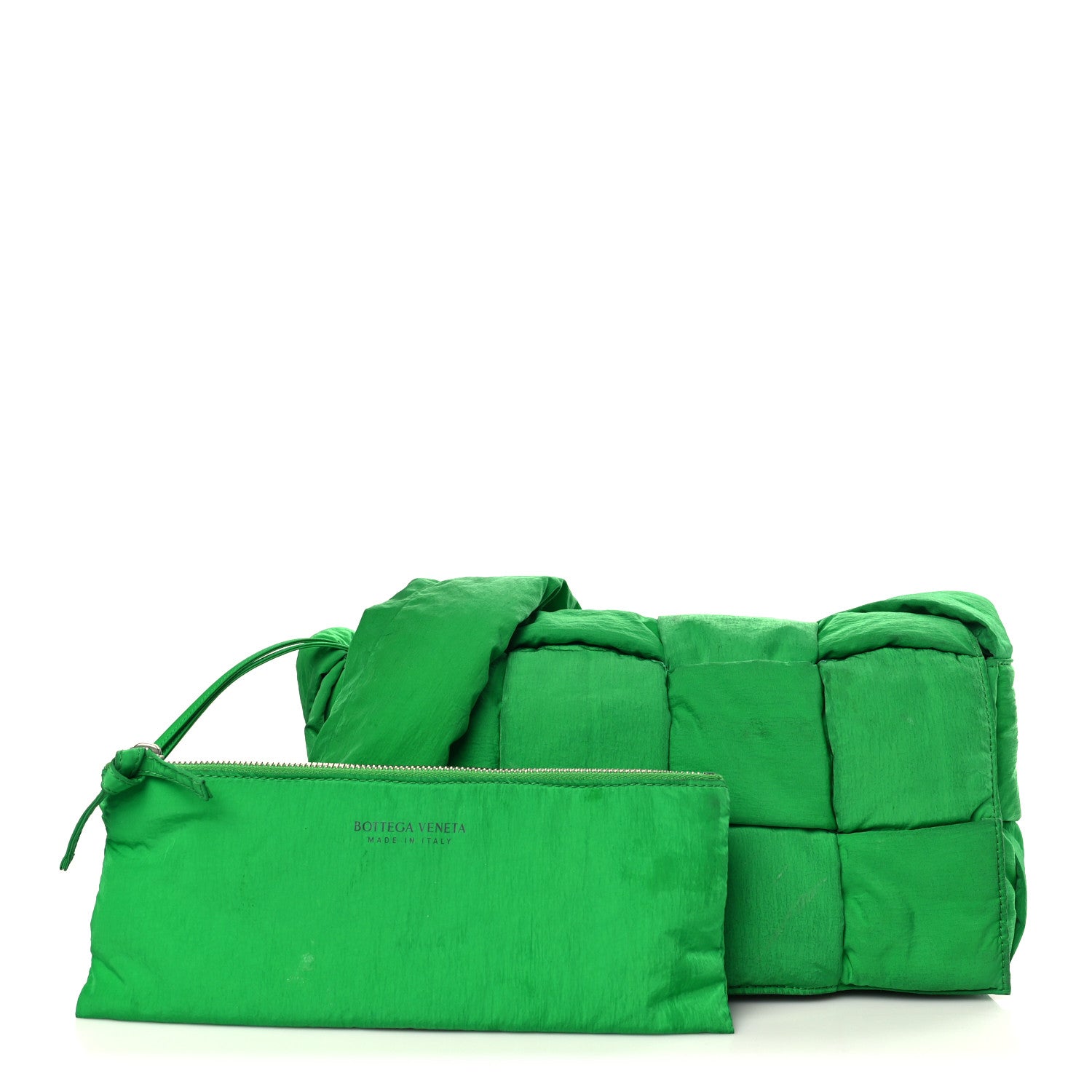 Bottega Veneta Nylon Intrecciato Padded Tech Cassette Bag Parakeet 1 of 13