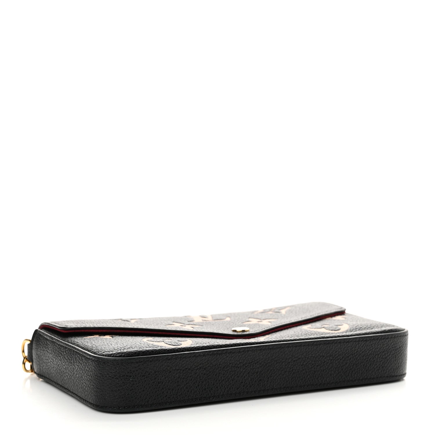 Louis Vuitton Empreinte Monogram Giant Felicie Pochette Black Beige 4 of 12