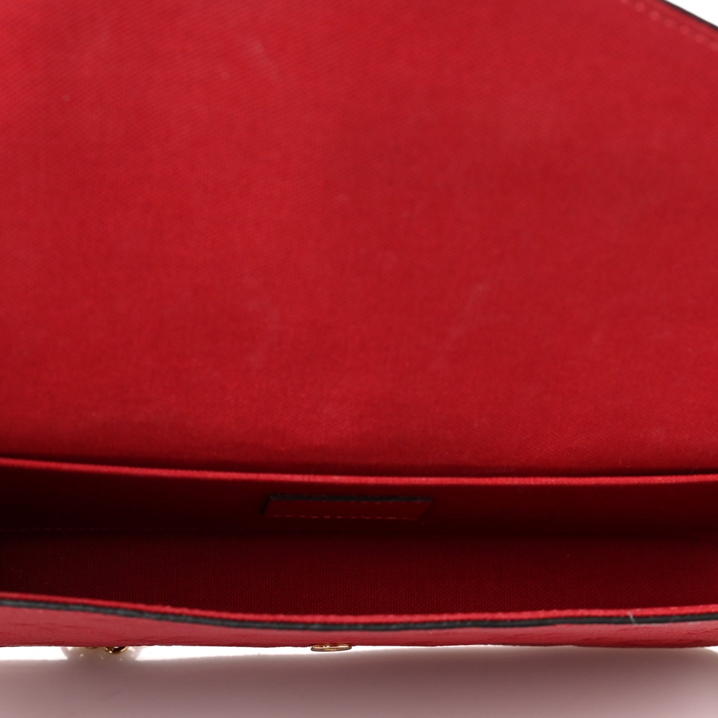 Empreinte Pochette Felicie Chain Wallet Scarlet