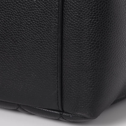 Chanel Caviar Quilted Grand Shopping Tote GST Black 12 of 13