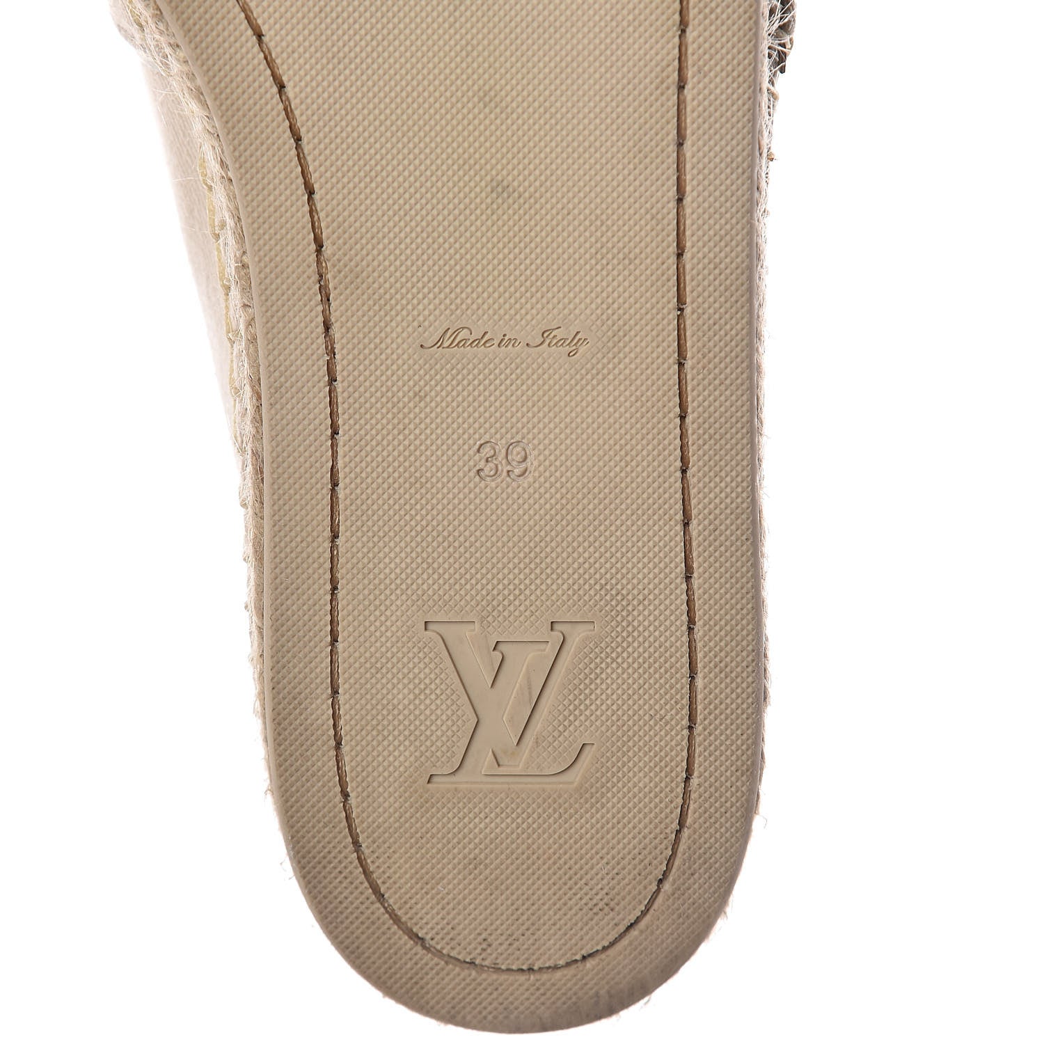 Louis Vuitton Canvas Waterfall Espadrille Flats 39 Ecru 6 of 8