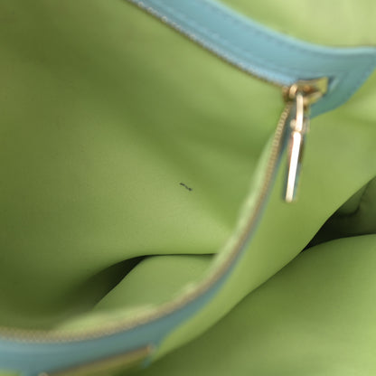 Versace Denim Barocco Quilted Studded Vanitas Demetra Blue 14 of 19